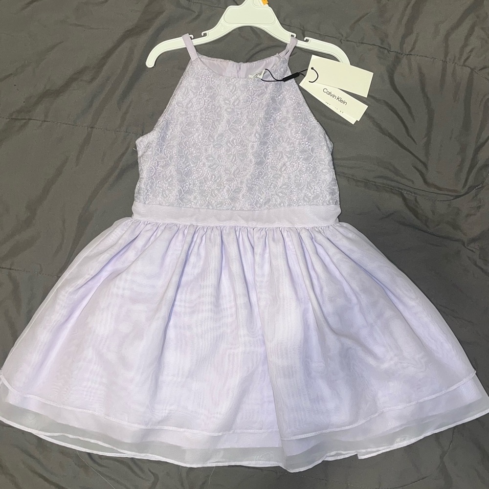 Calvin Klein Lavender Kids Dress